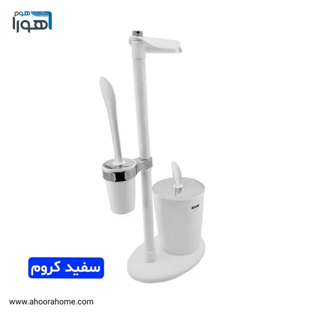 ست سرویس بهداشتی 3کاره سفیدکروم | کد 9684